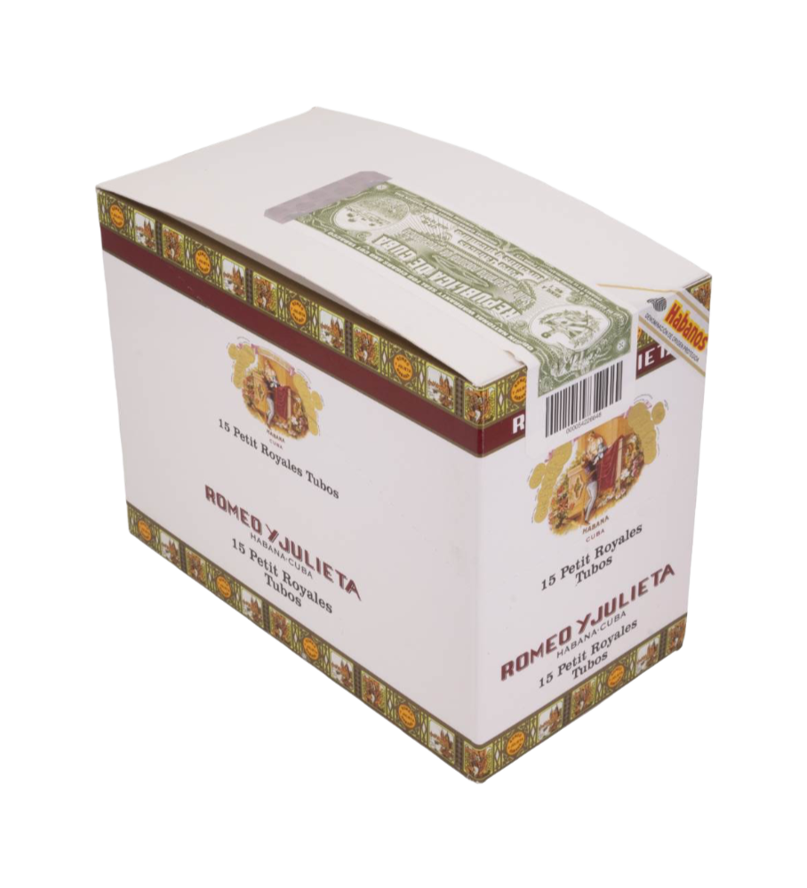 ROMEO Y JULIETA PETIT ROYALES TUBOS Romeo and Juliet Little royal family aluminum tube
